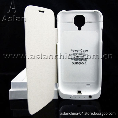 Flip Cover 3200mAh for Samsung S4 Power Case (ASD-010)